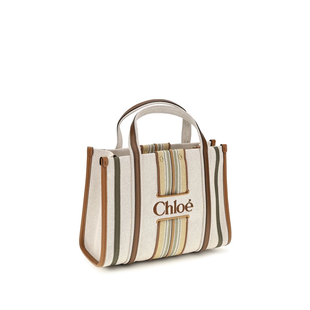 Small Woody Loop Canvas Tote