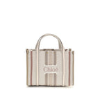 Small Woody Cotton Canvas Tote
