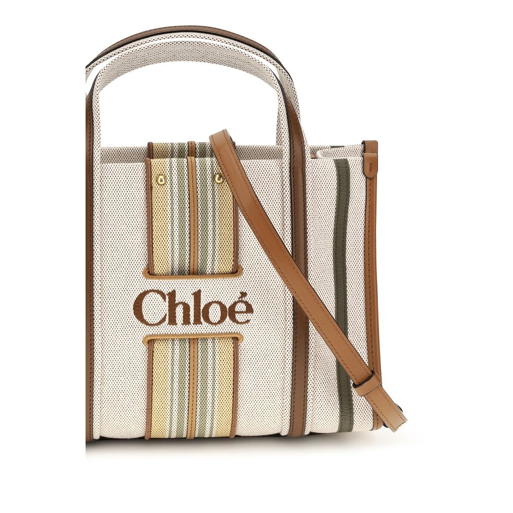 Small Woody Loop Canvas Tote