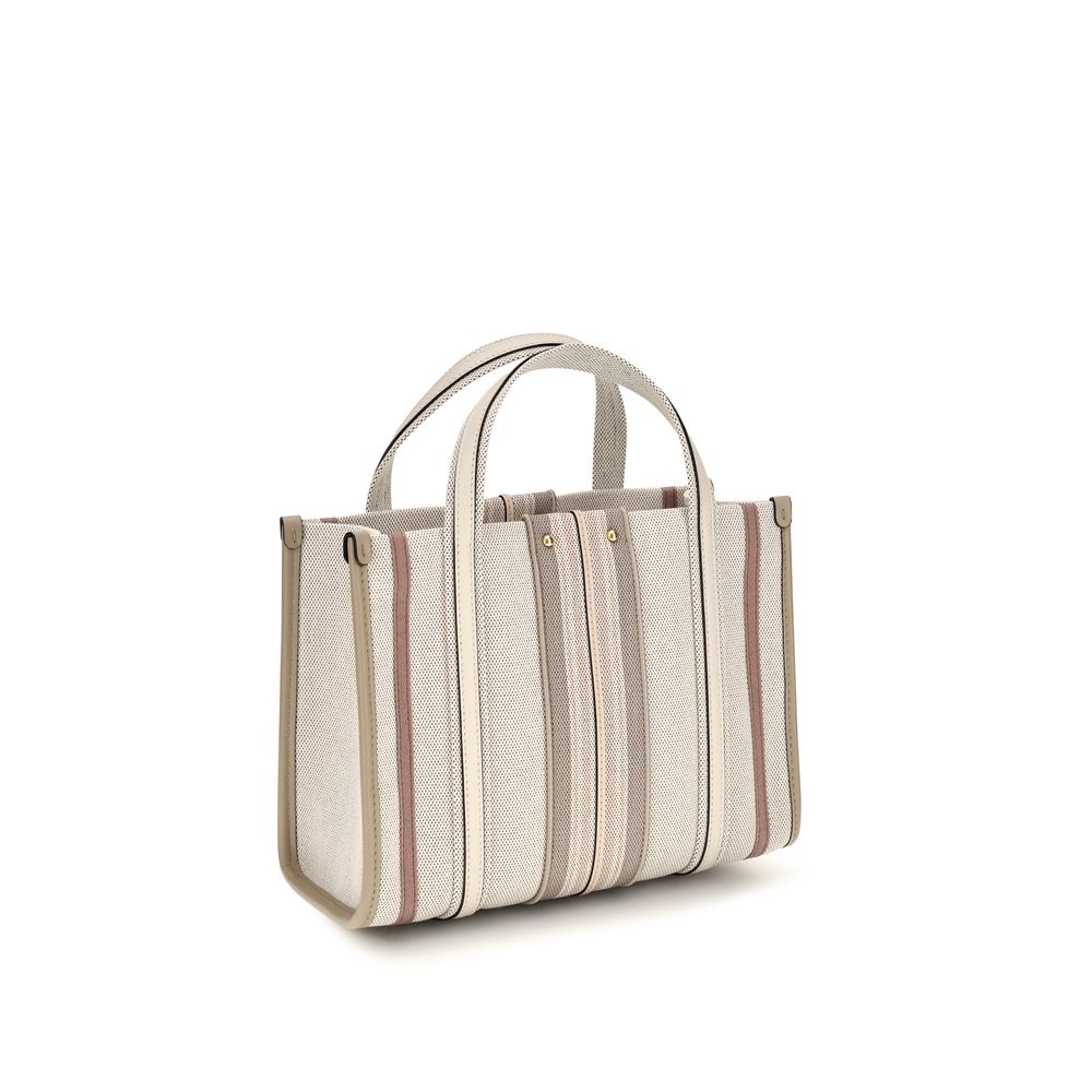Small Woody Cotton Canvas Tote