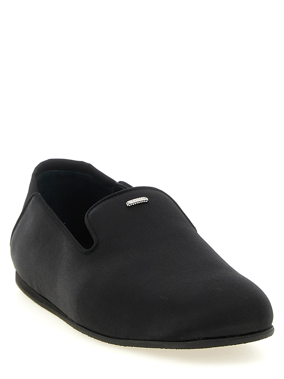 Rupert Silk-Blend Slip-On Loafers