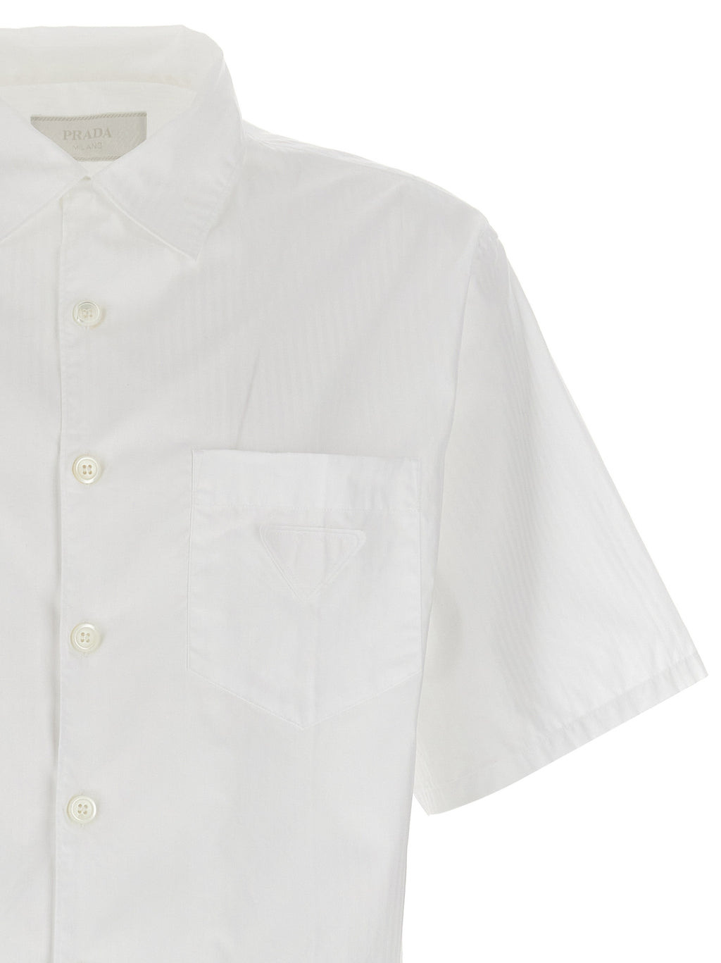 White Cotton Poplin Blouse