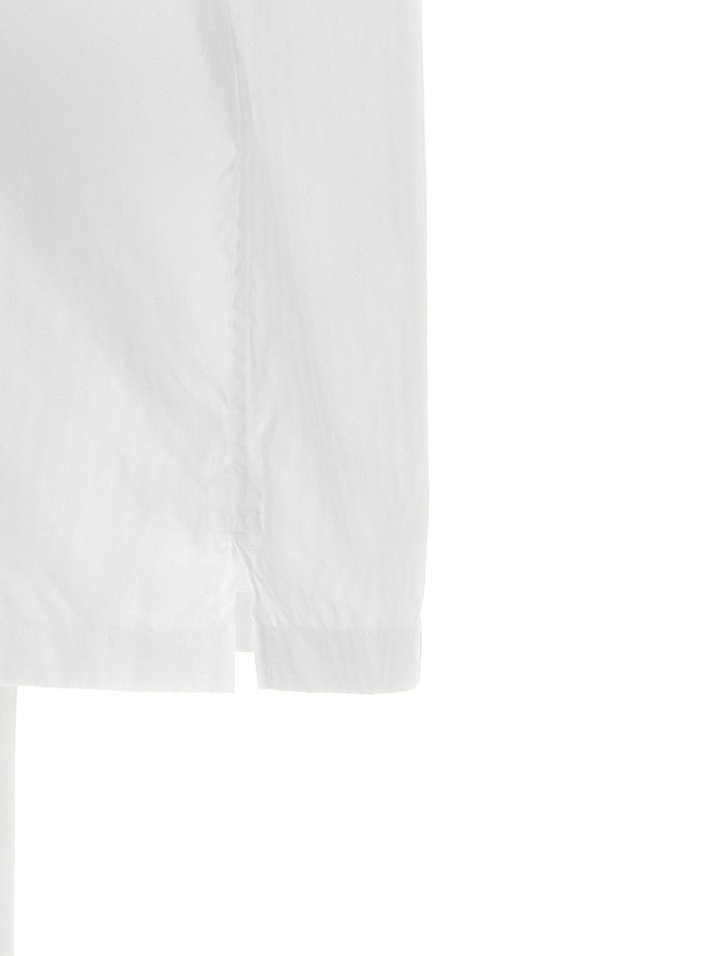 White Cotton Poplin Blouse