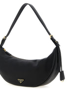 Calfskin Demi‑lune Shoulder Bag