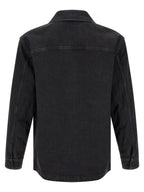 Black Cotton Overshirt