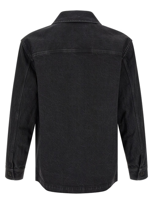 Black Cotton Overshirt