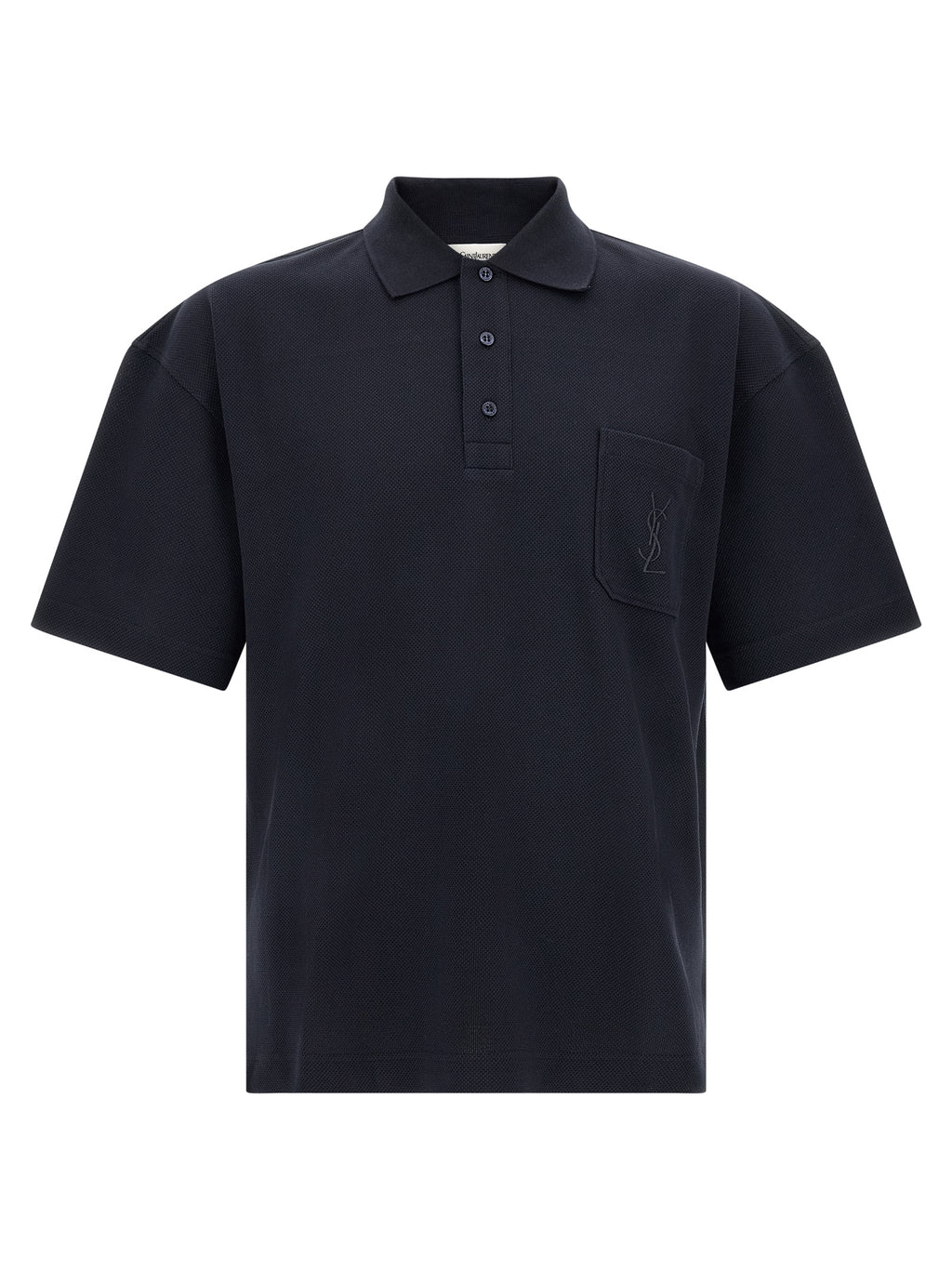 Blue Cotton Polo