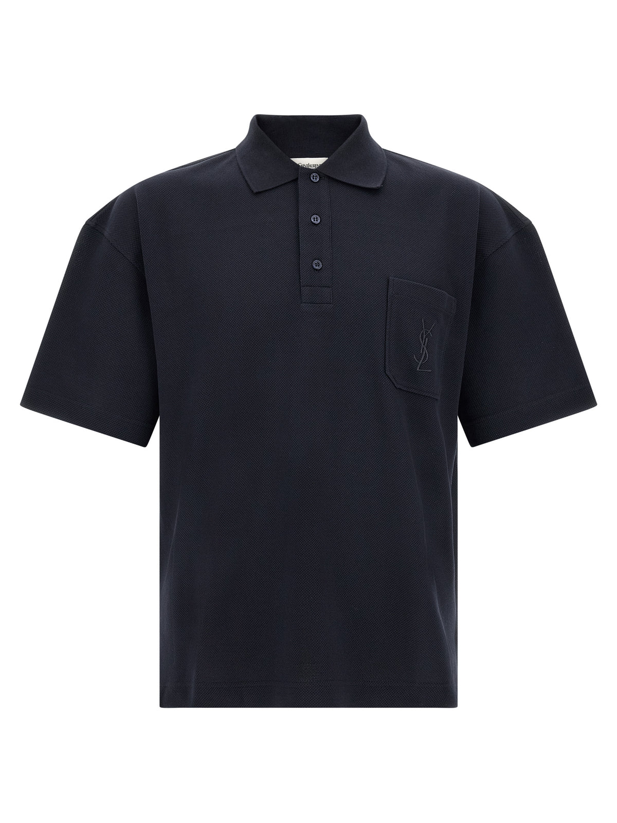 Blue Cotton Polo