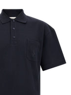 Blue Cotton Polo
