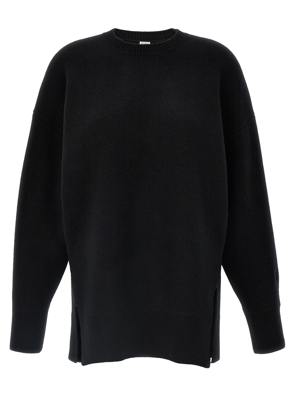 Polyester Wool Double‑Knit Cardigan