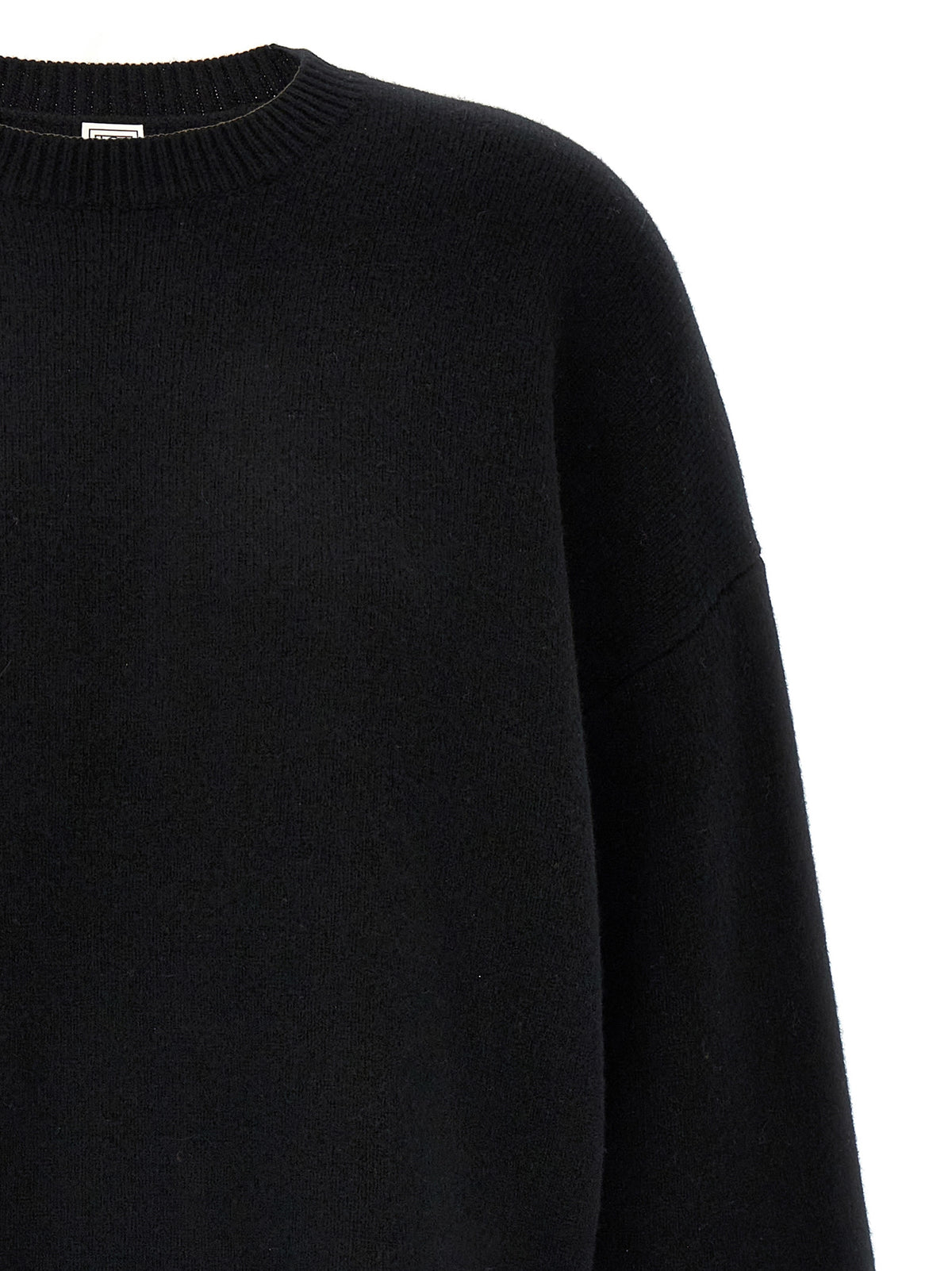 Polyester Wool Double‑Knit Cardigan