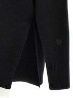 Polyester Wool Double‑Knit Cardigan