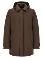 Matte Technical Brown Parka