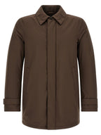 Matte Technical Brown Parka