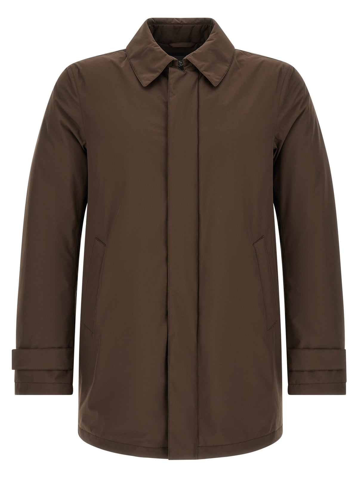 Matte Technical Brown Parka