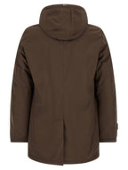 Matte Technical Brown Parka