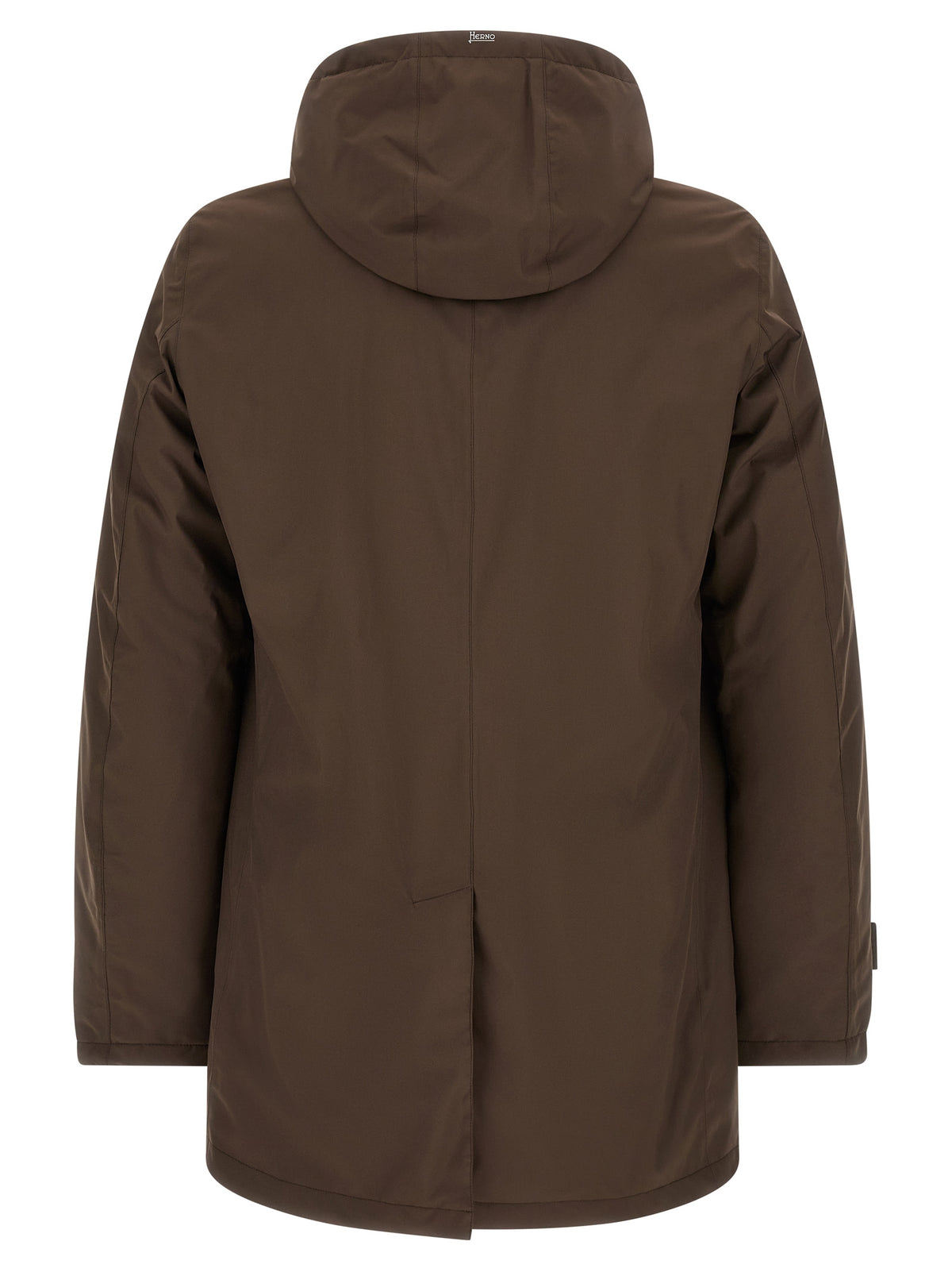 Matte Technical Brown Parka