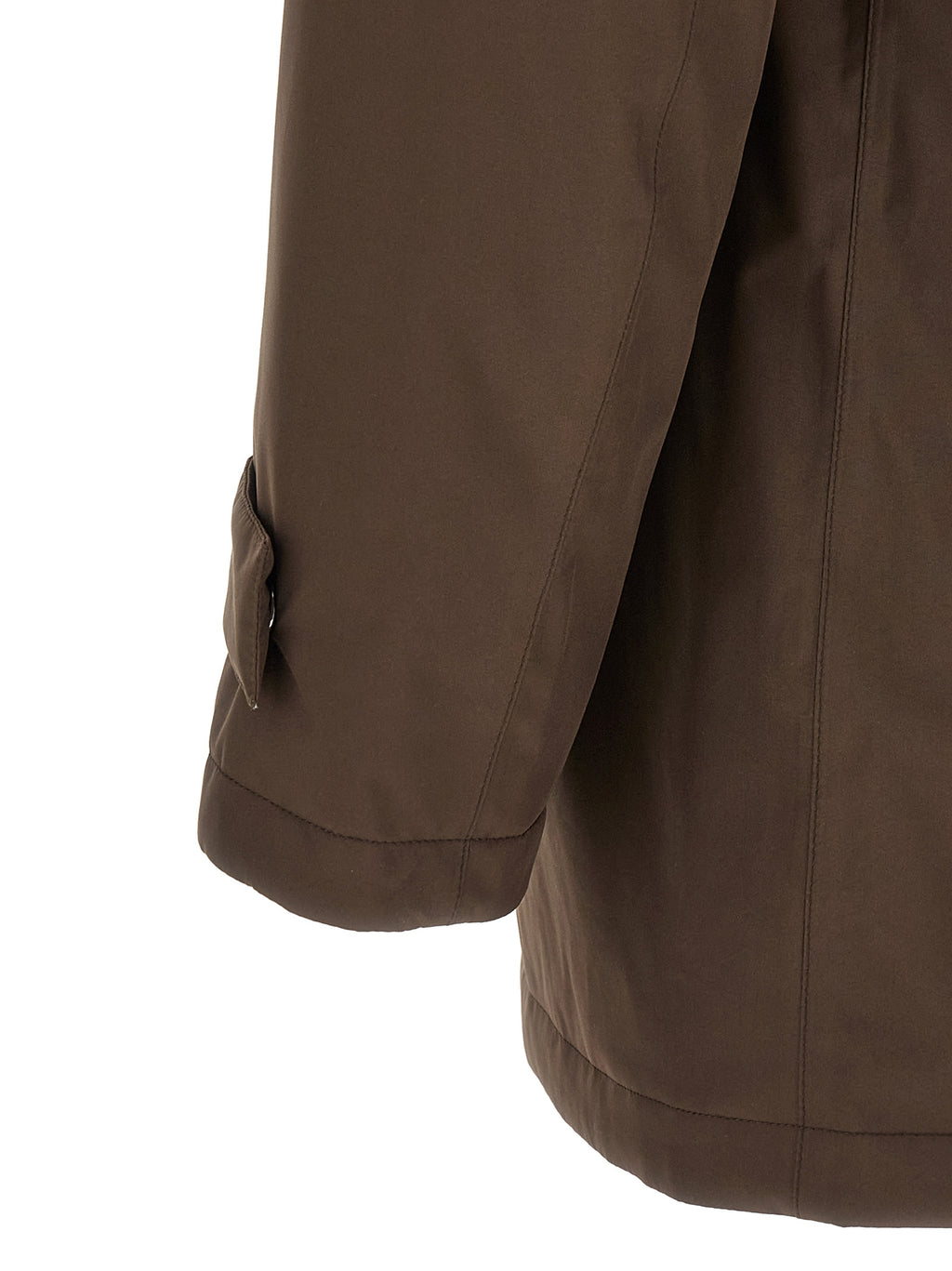 Matte Technical Brown Parka