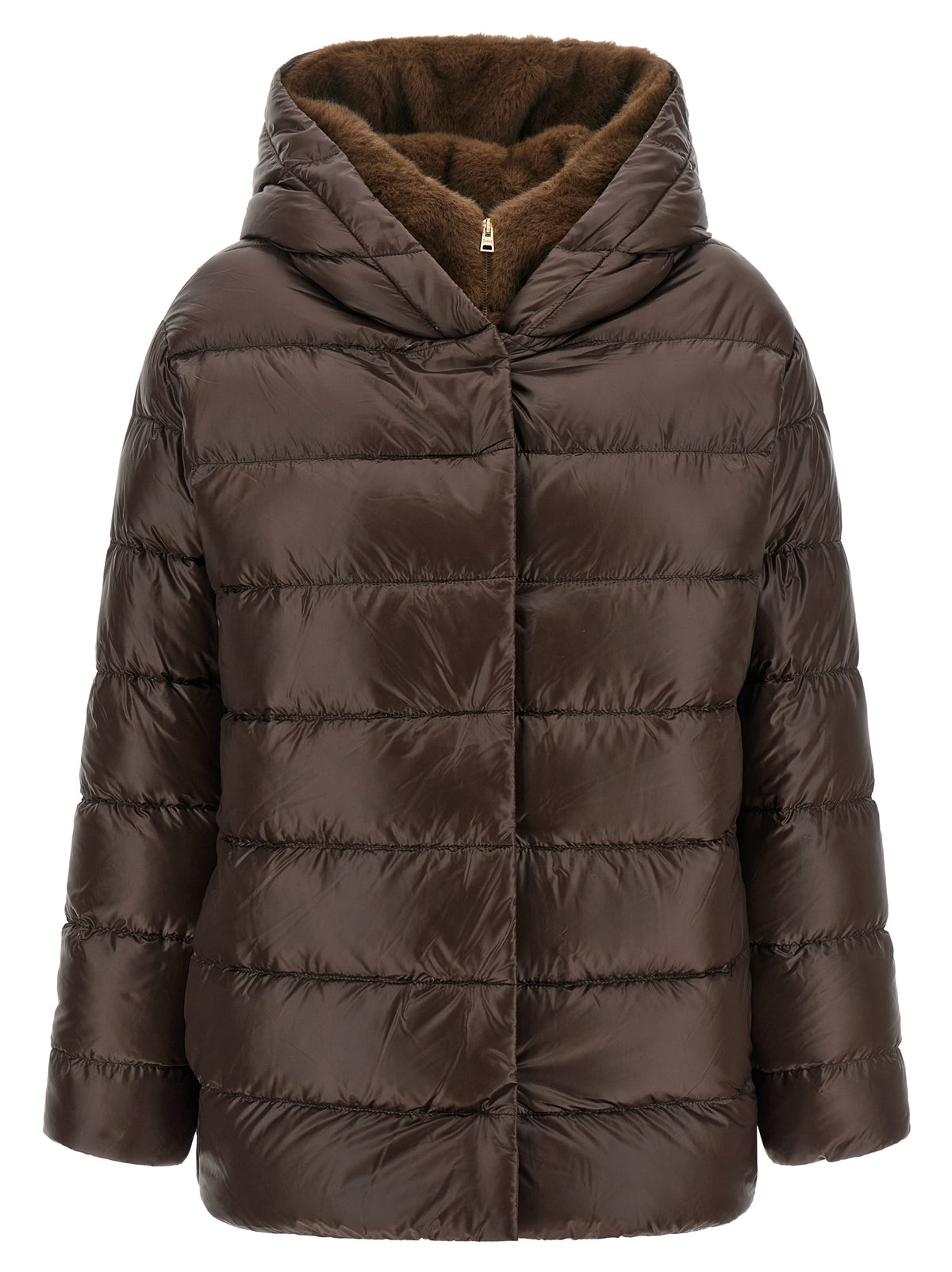 Polyamide Fusciacca Full-Length Down Jacket