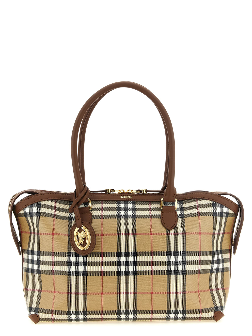 Small Coated Cotton Canvas Tote