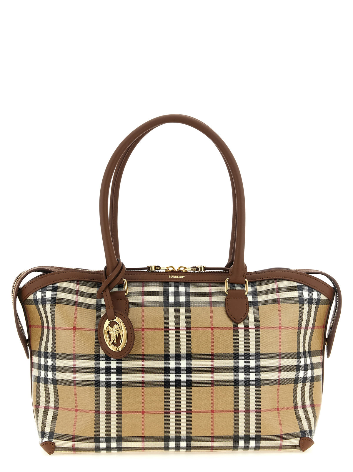 Small Coated Cotton Canvas Tote