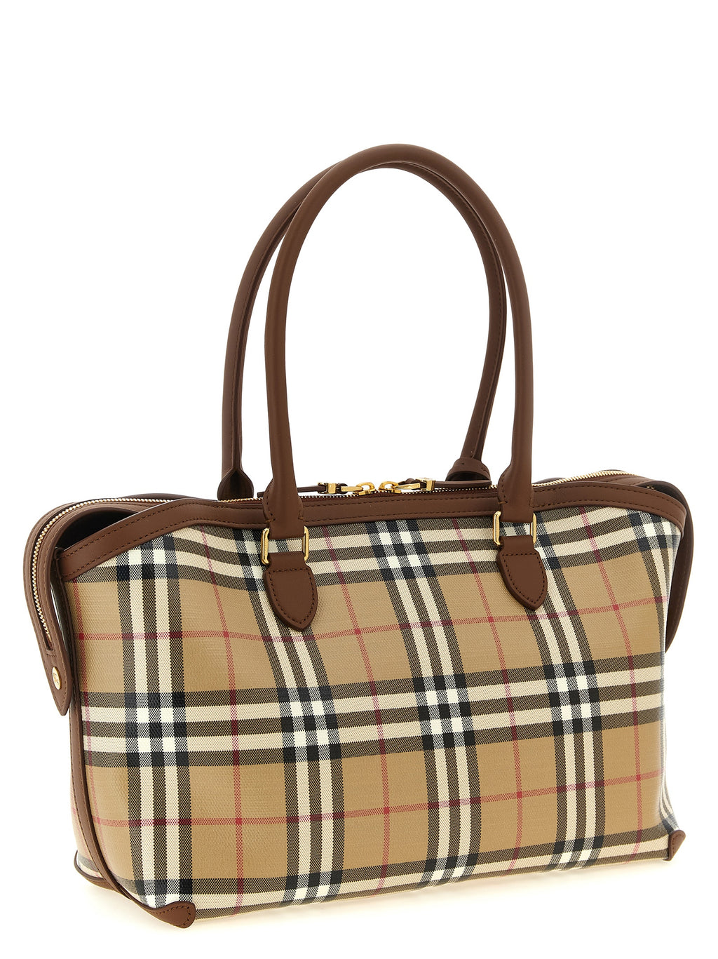 Small Coated Cotton Canvas Tote