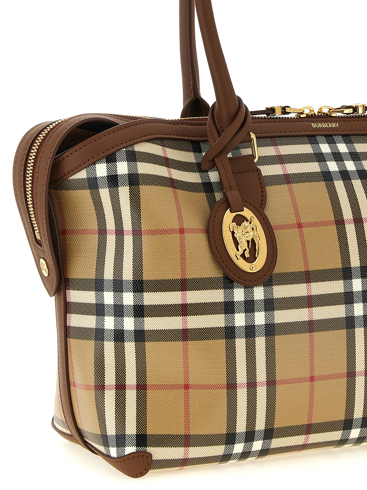 Small Coated Cotton Canvas Tote