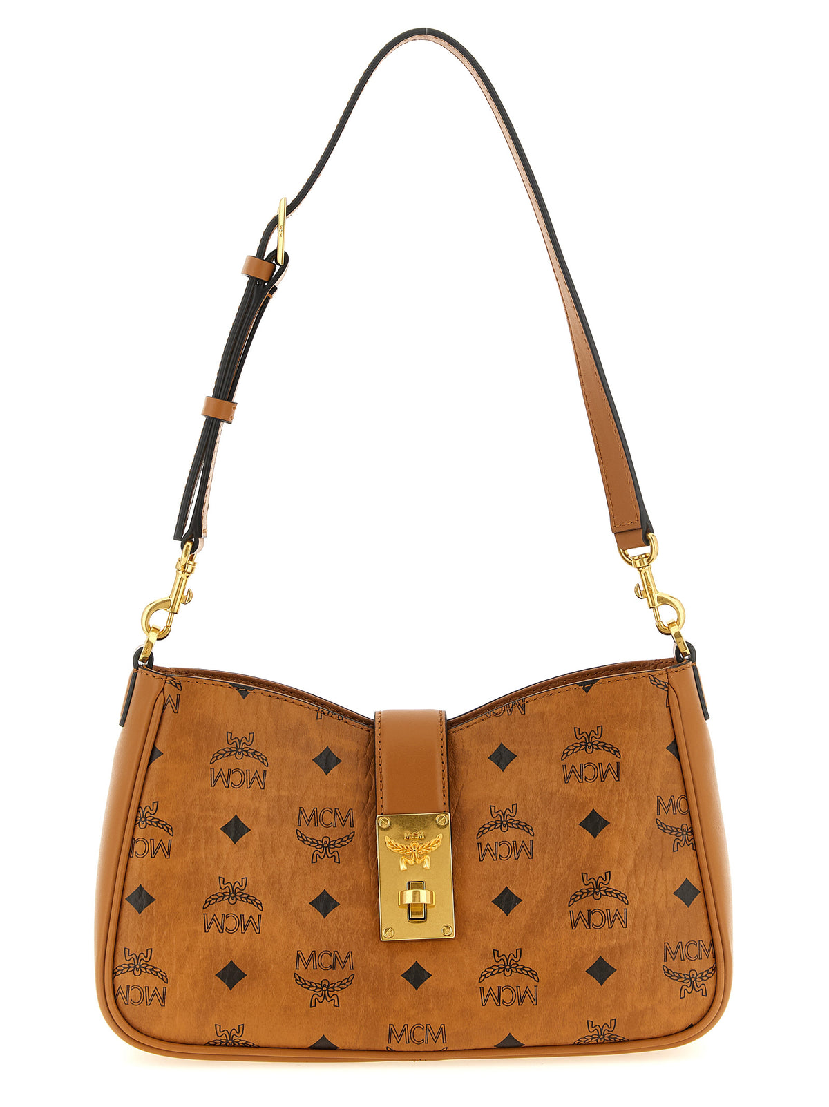 Brown Polyethylene Tracy Shoulder Bag