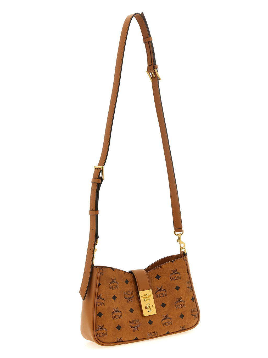 Brown Polyethylene Tracy Shoulder Bag