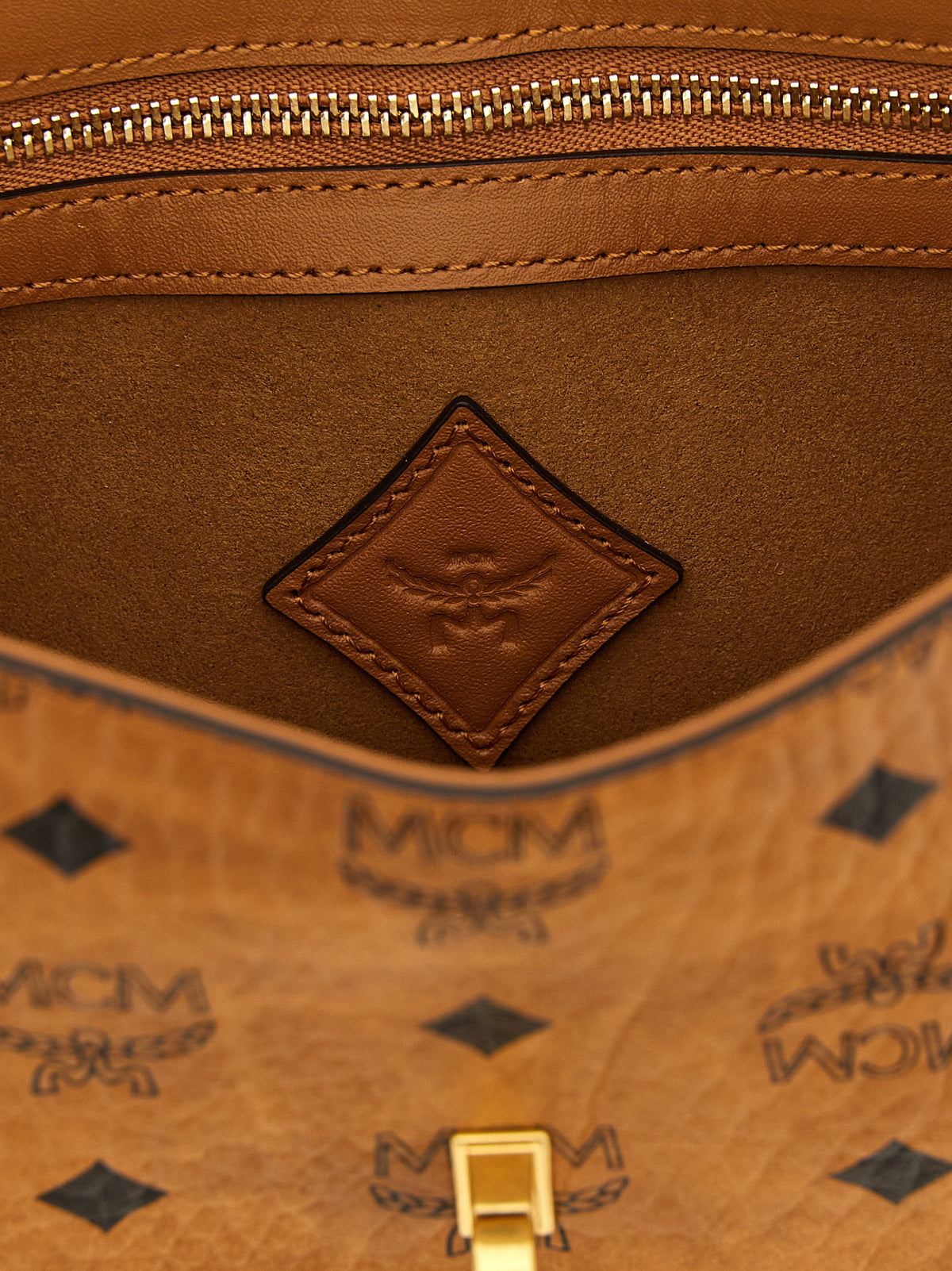 Brown Polyethylene Tracy Shoulder Bag