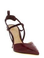 Very Colibrì Bordeaux Lamb Leather Slingback Heels