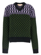Multicolor Wool Cardigan