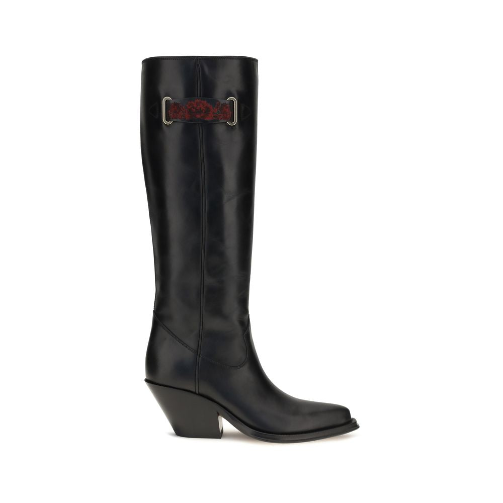Calfskin Azelan Over‑the‑Knee Boots