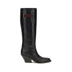 Calfskin Azelan Over‑the‑Knee Boots