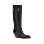 Calfskin Azelan Over‑the‑Knee Boots