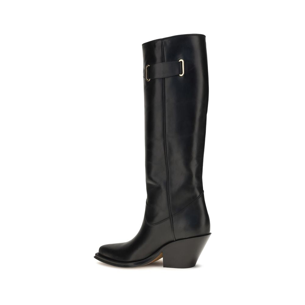 Calfskin Azelan Over‑the‑Knee Boots