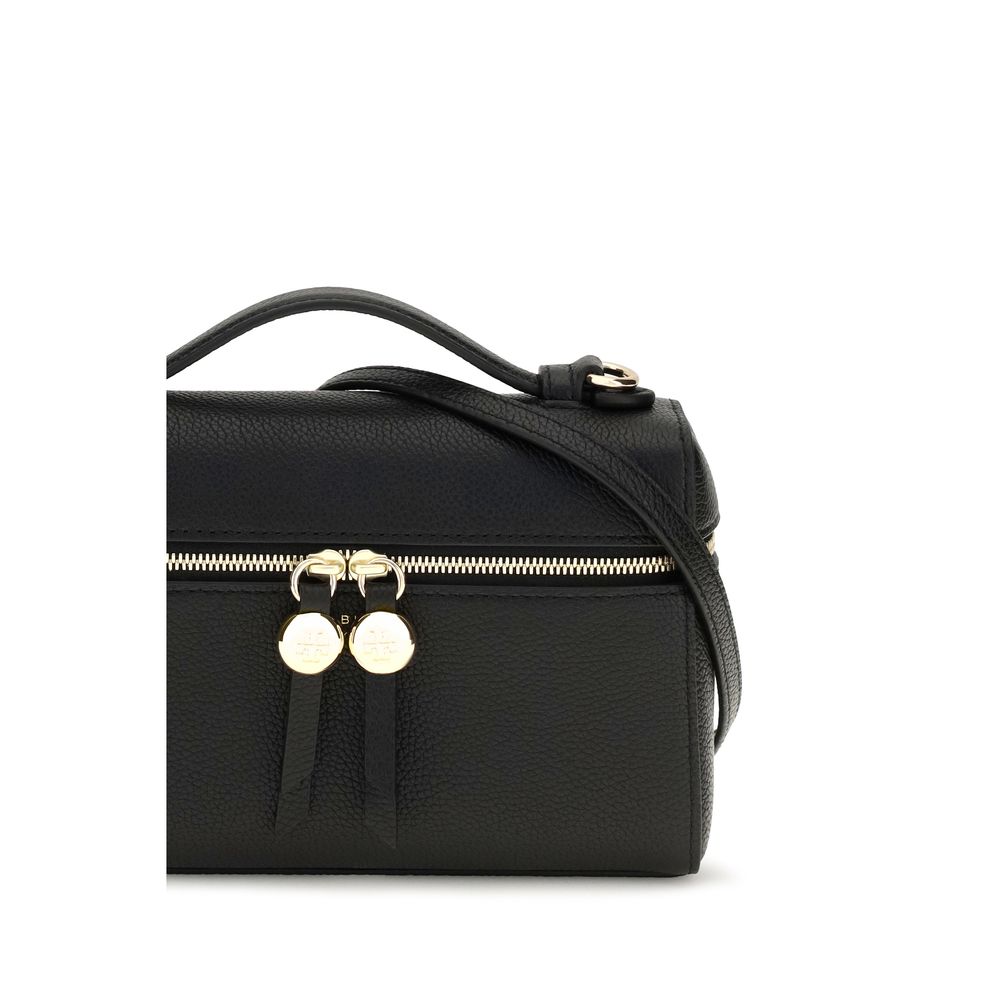 Mini Calf Leather Romy Slim Top Handle Bag
