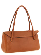 Calfskin East/West Shoulder Bag
