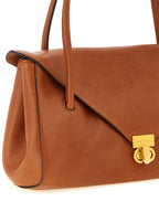 Calfskin East/West Shoulder Bag