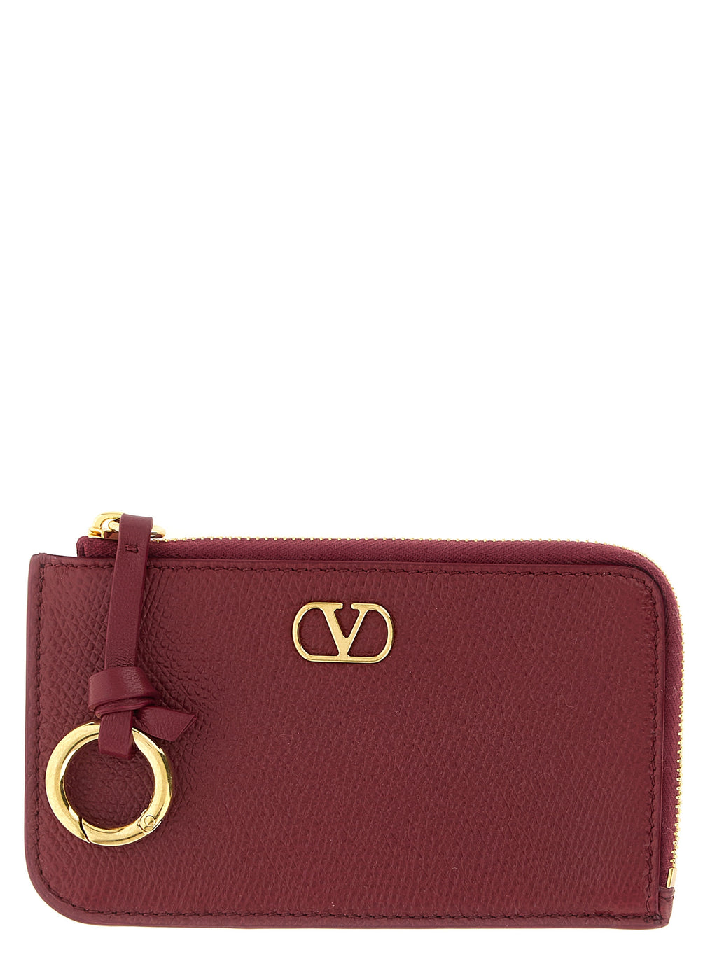 Compact Hammered Lamb Leather Cardholder