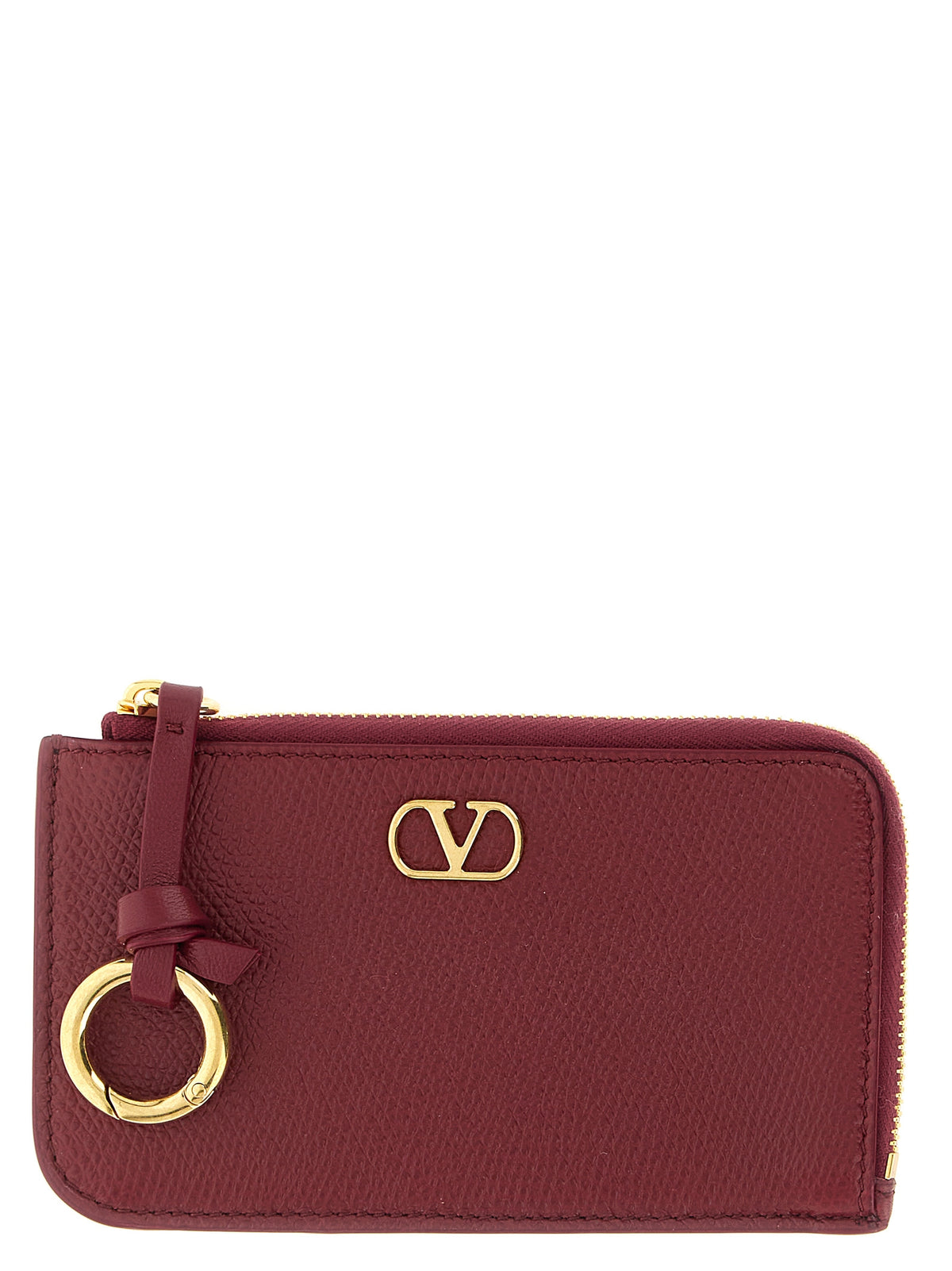 Compact Hammered Lamb Leather Cardholder