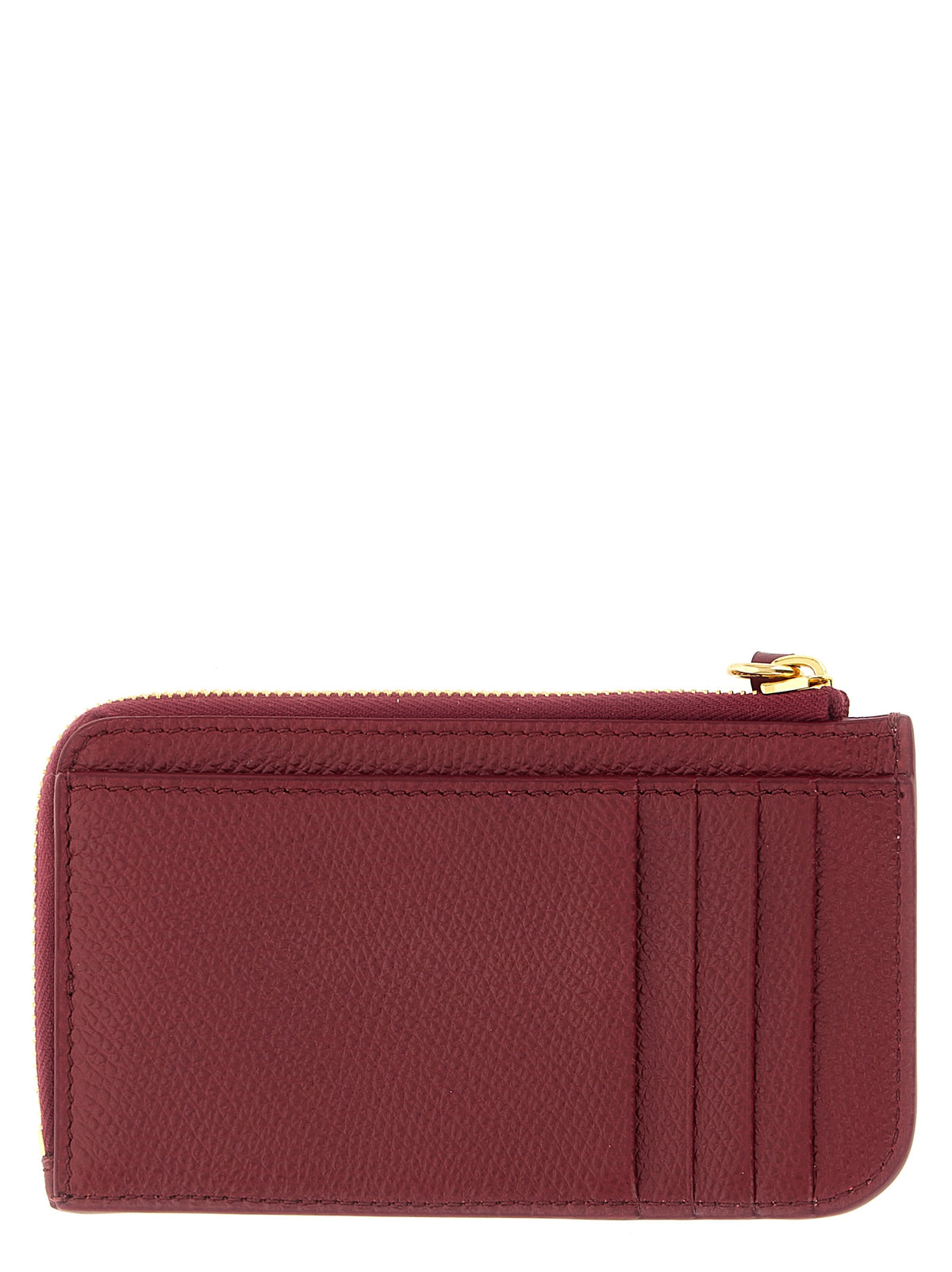 Compact Hammered Lamb Leather Cardholder