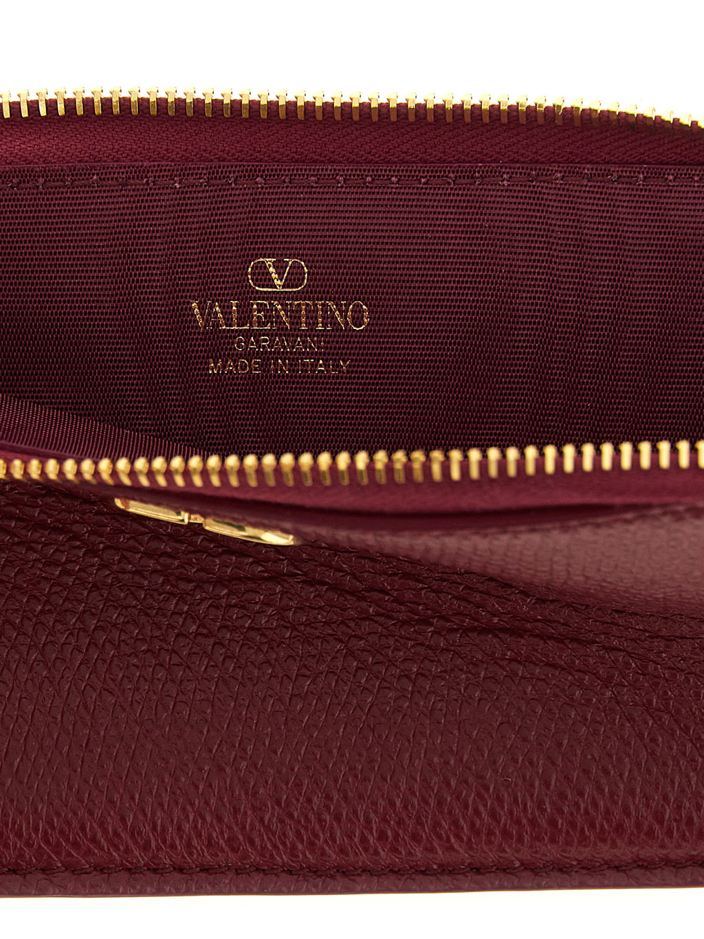 Compact Hammered Lamb Leather Cardholder