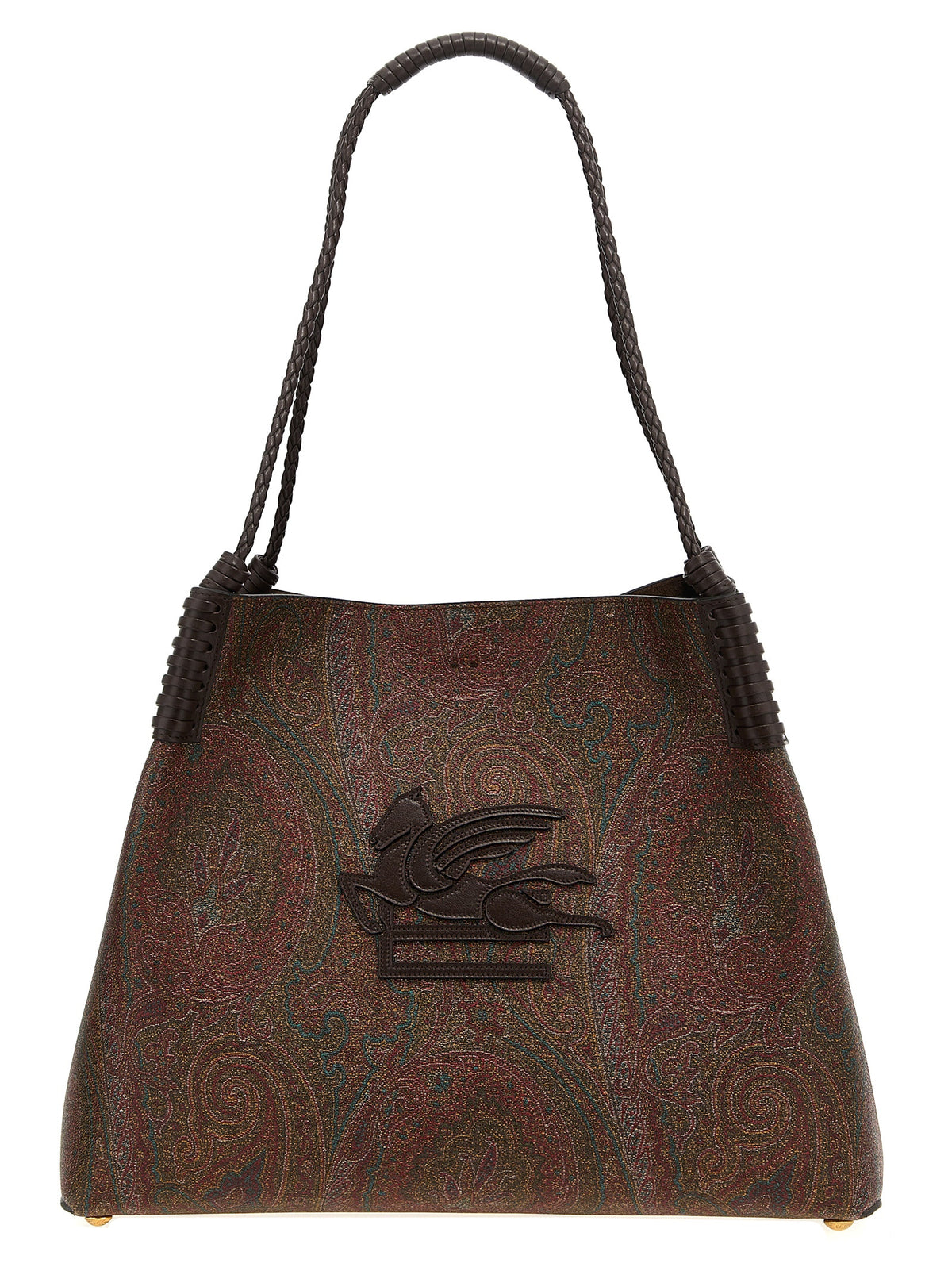 Medium Brown Cotton Libra Shopping Bag