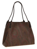 Medium Brown Cotton Libra Shopping Bag