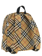 Polyester Check Fabric Backpack