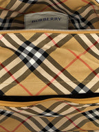 Polyester Check Fabric Backpack