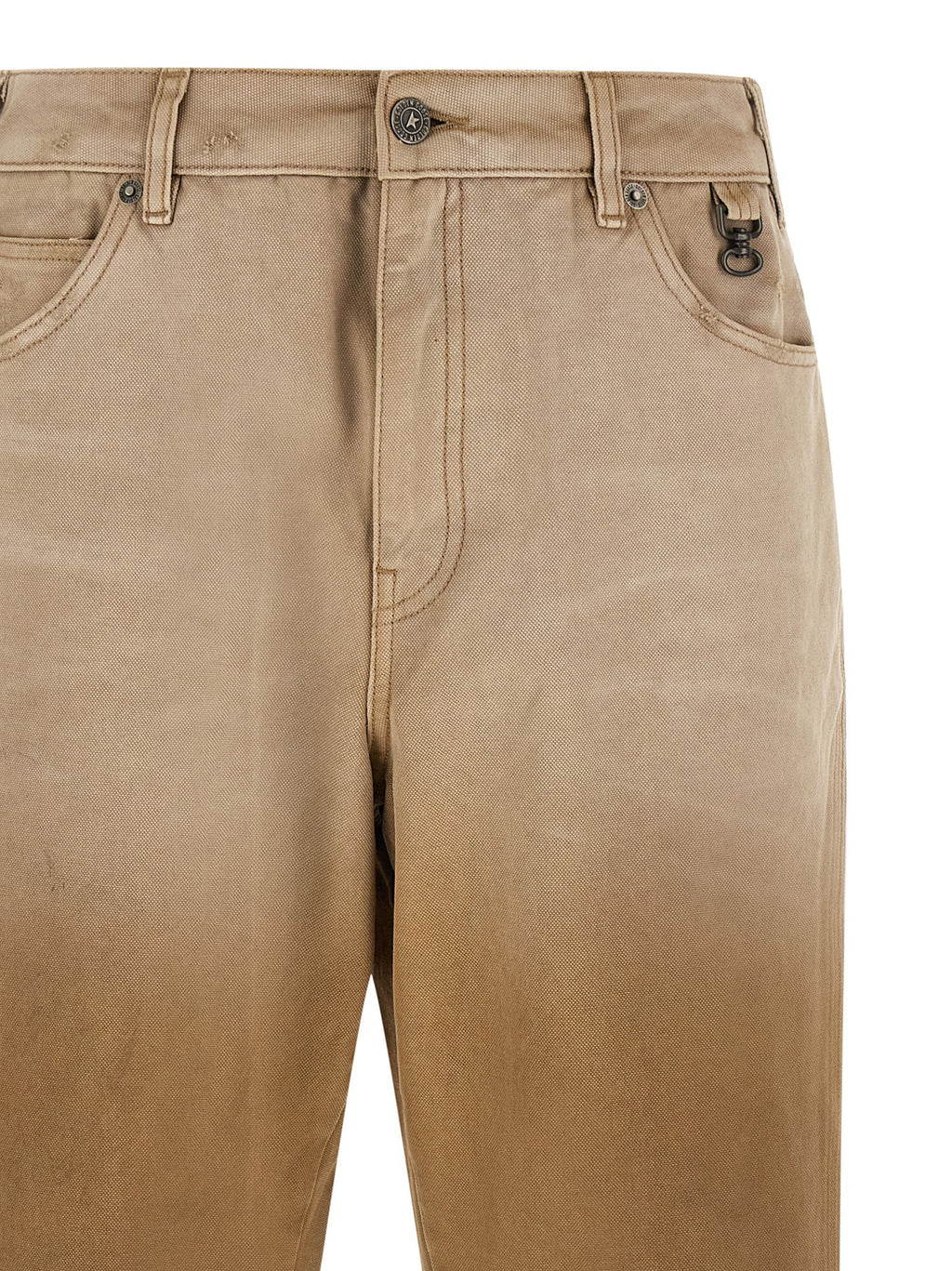 Journey Russell Beige Cotton Trousers