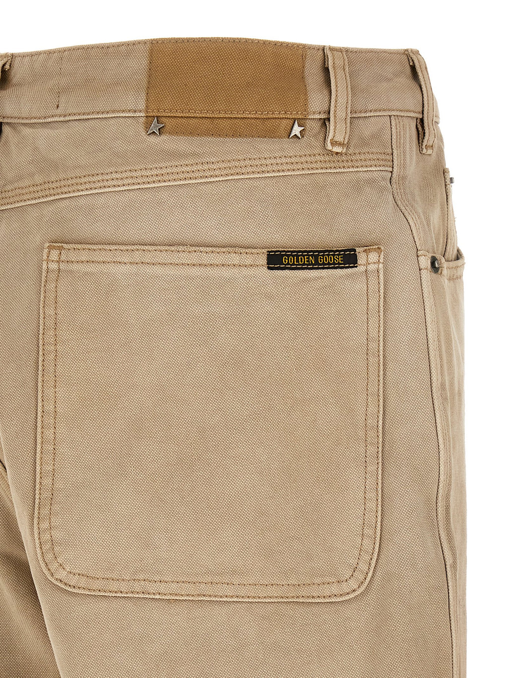 Journey Russell Beige Cotton Trousers