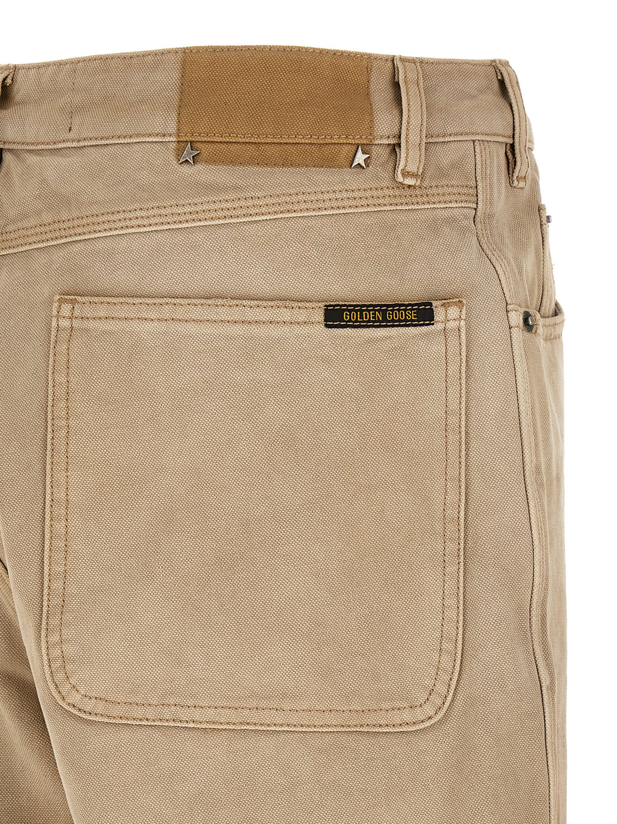 Journey Russell Beige Cotton Trousers